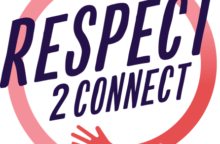 Arms in a circle around the words Respect2Connect.