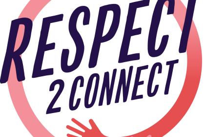 Arms in a circle around the words Respect2Connect.